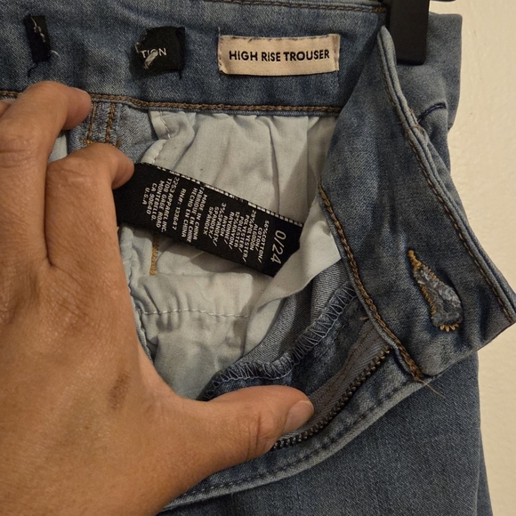 BCBGeneration Light Blue Flare Jeans - Picture 5 of 7